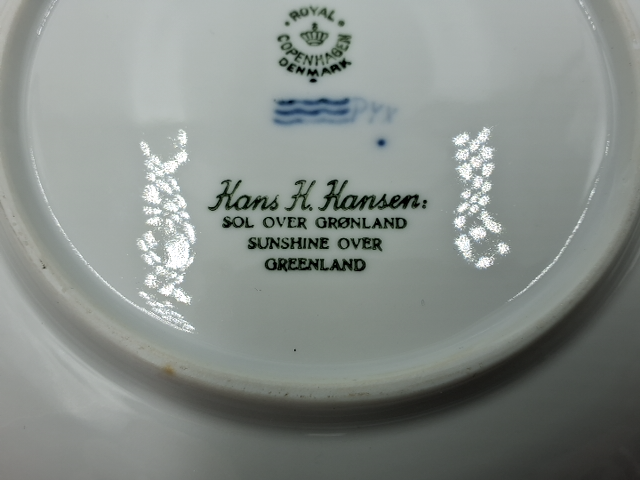 Royal Copenhagen Platte 1958
